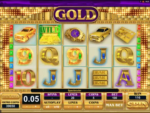 Gold Slot Game Free Spins