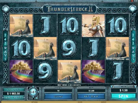 Thunderstruck Ii Slot Game