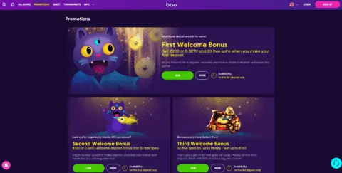 Bao Casino Promotions