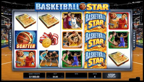 Play Basketball Star Slot