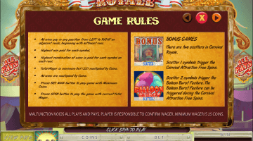 Play Carnival Royale Slot