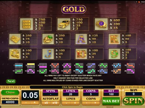 Play Gold Slot