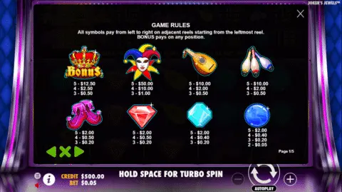 Play Joker’s Jewels Slot