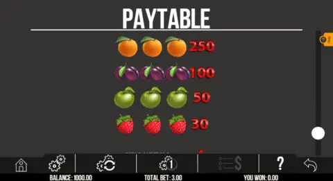 Play Lucky Fruits Slot