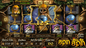 Enchanted Jp Slot Game Free Spins