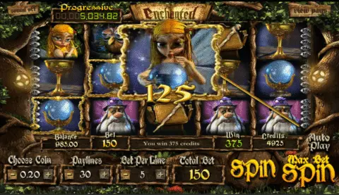 Enchanted Jp Slot Game Free Spins