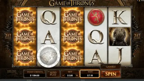 Game Of Thrones 243 Ways Slot Game