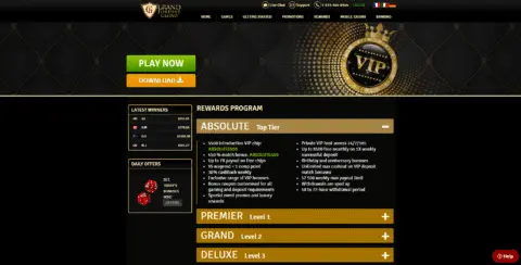Grand Fortune Casino Rewards Vip Program
