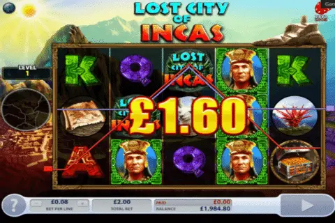 Lost City Of Incas Slot Game Free Spins