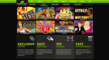 Raging Bull Casino Pokies