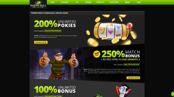 Raging Bull Casino Promotions