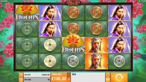 Sakura Fortune Slot Game Free Spins