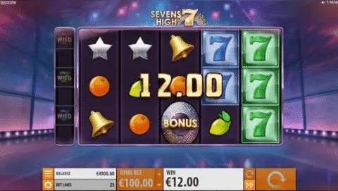 Sevens High Slot Game