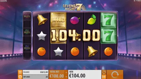 Sevens High Slot Game Free Spins