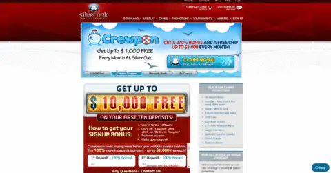 Silver Oak Casino Promotions