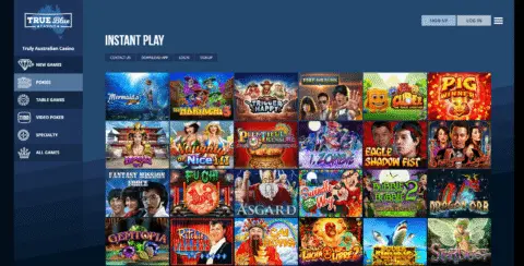 True Blue Casino Pokies