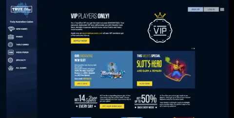 True Blue Casino Promotions