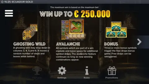 Play Ecuador Gold Slot