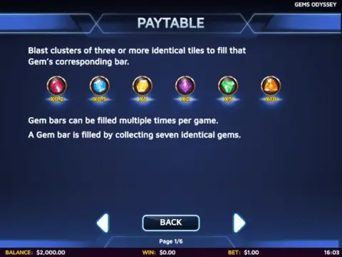 Play Gems Odyssey Slot
