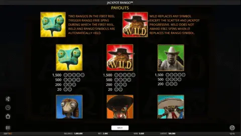 Play Jackpot Rango Slot