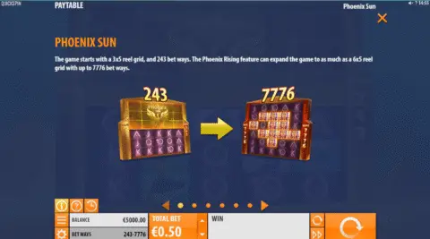 Play Phoenix Sun Slot