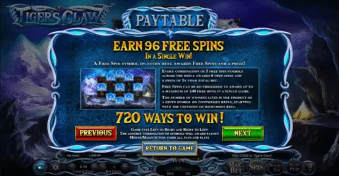 Play Tiger’s Claw Slot