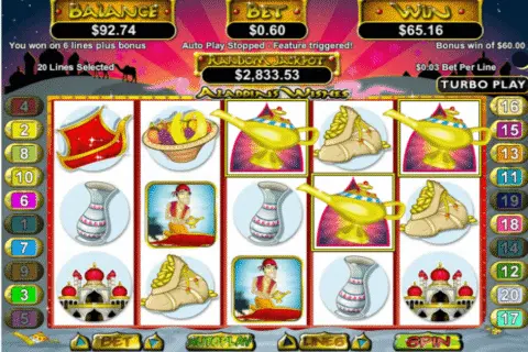Aladdin’s Wishes Slot Game Free Spins