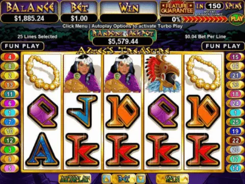 Aztec’s Treasure Feature Guarantee Slot Game