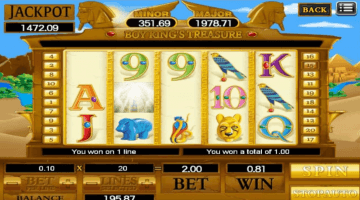 Boy King’s Treasure Slot Game