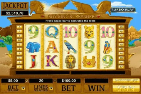 Boy King’s Treasure Slot Game Free Spins