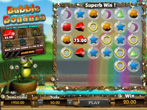 Bubble Bonza Slot Game