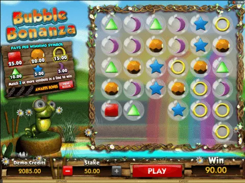 Bubble Bonza Slot Game Free Spins