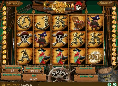 Caribbean Gold Slot Game