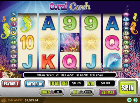 Coral Cash Slot Game Free Spins