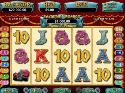 Fame And Fortune Slot Game
