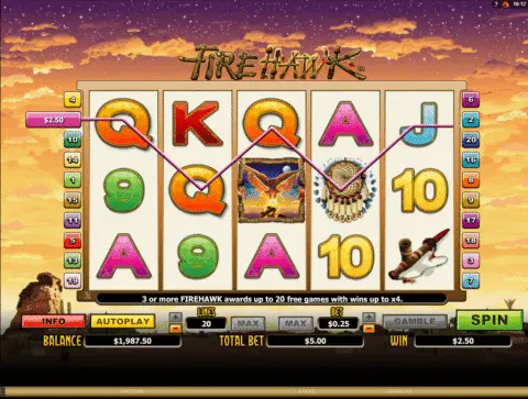 Firehawk Slot Game