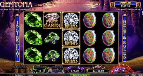 Gemtopia Slot Game