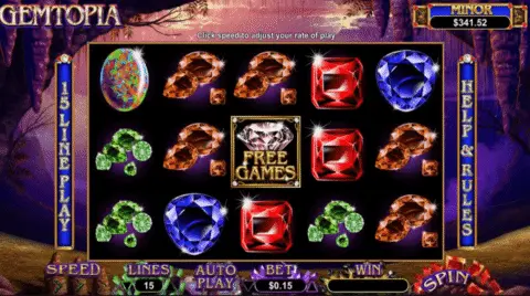 Gemtopia Slot Game Free Spins