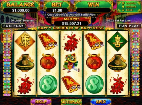 Happy Golden Ox Of Happiness Slot Game