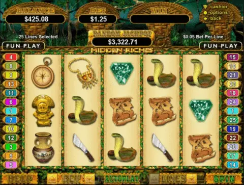 Hidden Riches Slot Game Free Spins