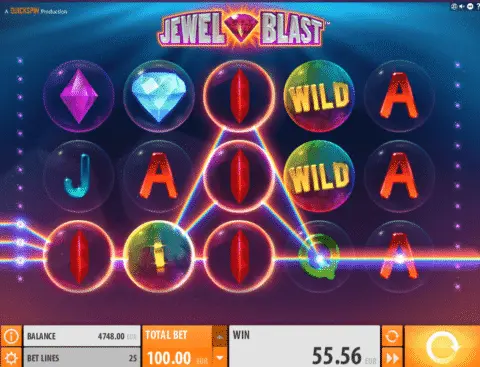 Jewel Blast Slot Game Free Spins