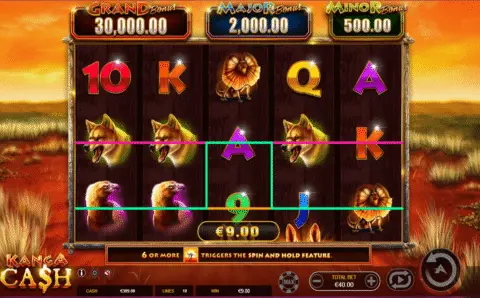 Kanga Cash Slot Game