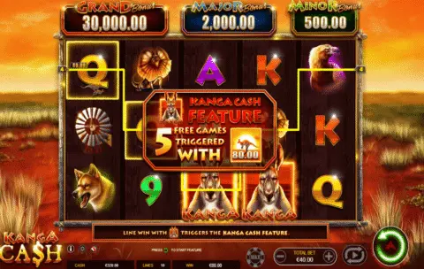 Kanga Cash Slot Game Free Spins