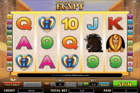 Last King Of Egypt Slot Game