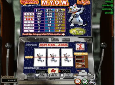 Operation M.y.o.w. Slot Game Free Spins
