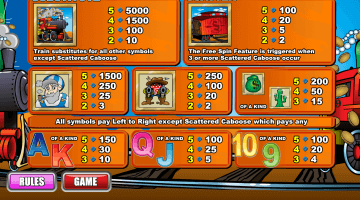 Play Cash Caboose Slot