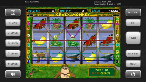 Play Crazy Monkey Slot
