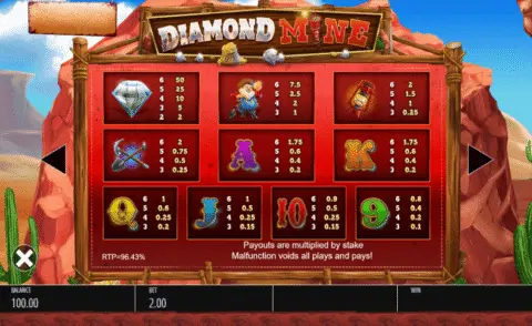 Play Diamond Mine Slot