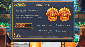 Play Firestorm Slot