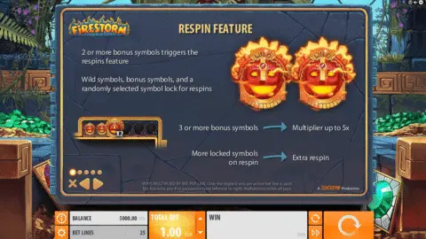Play Firestorm Slot